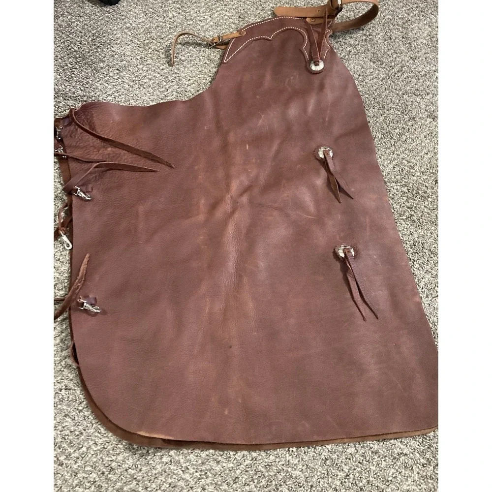 Custom Made Leather Chaps Batwing Chaps Made In USA Baker & Starnes
